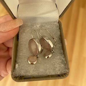 DeLatori Sterling Silver (925) Stone Earrings